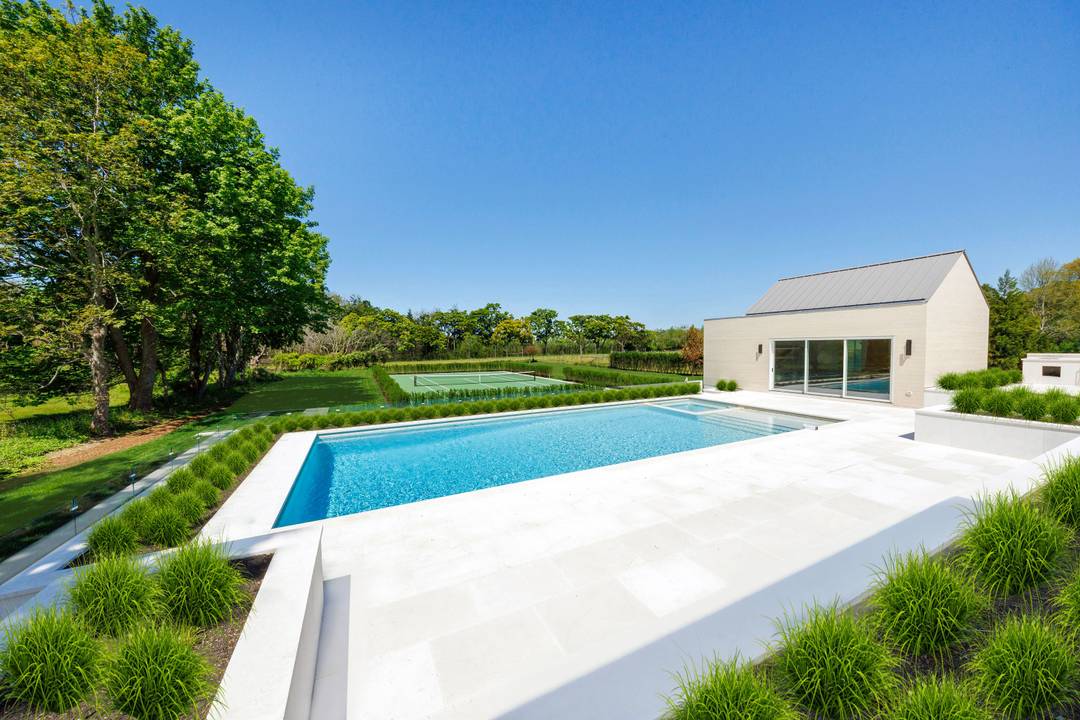 Complete & Ready for Summer! New Modern Sagaponack  w Farm Views
