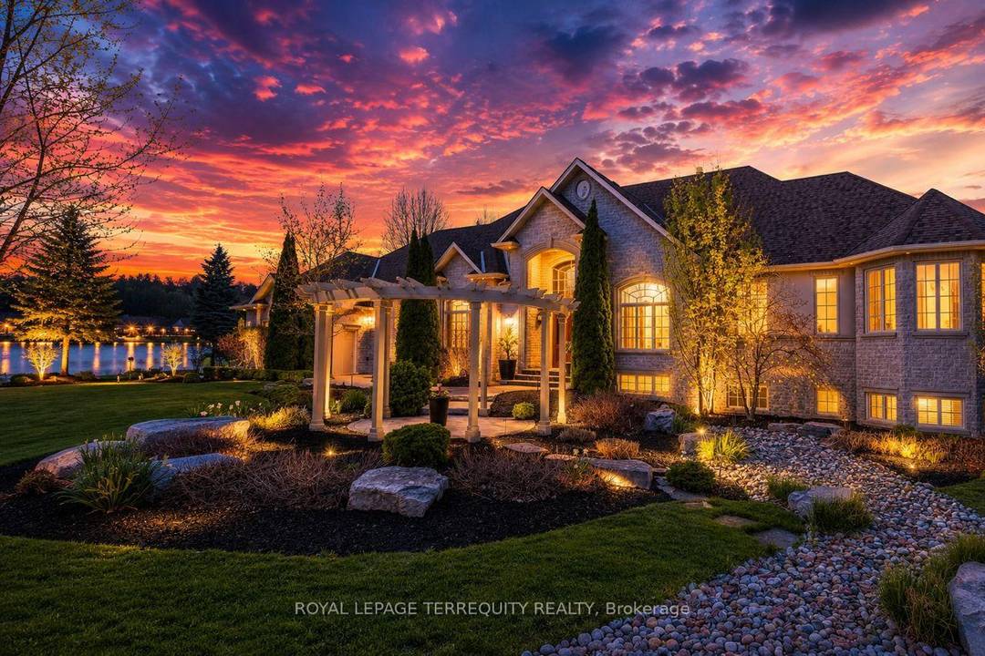 A statement in luxury living, this extraordinary custom estate is privately set on 1.