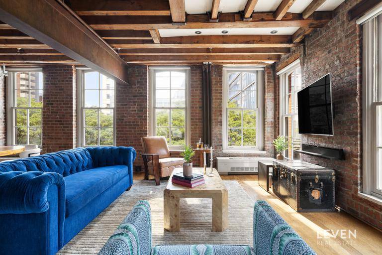 Gorgeous one of a kind 4 bedroom, 3 bath with striking architectural details, high end finishes and a spacious primary suite all within a highly sought after doorman building on ...