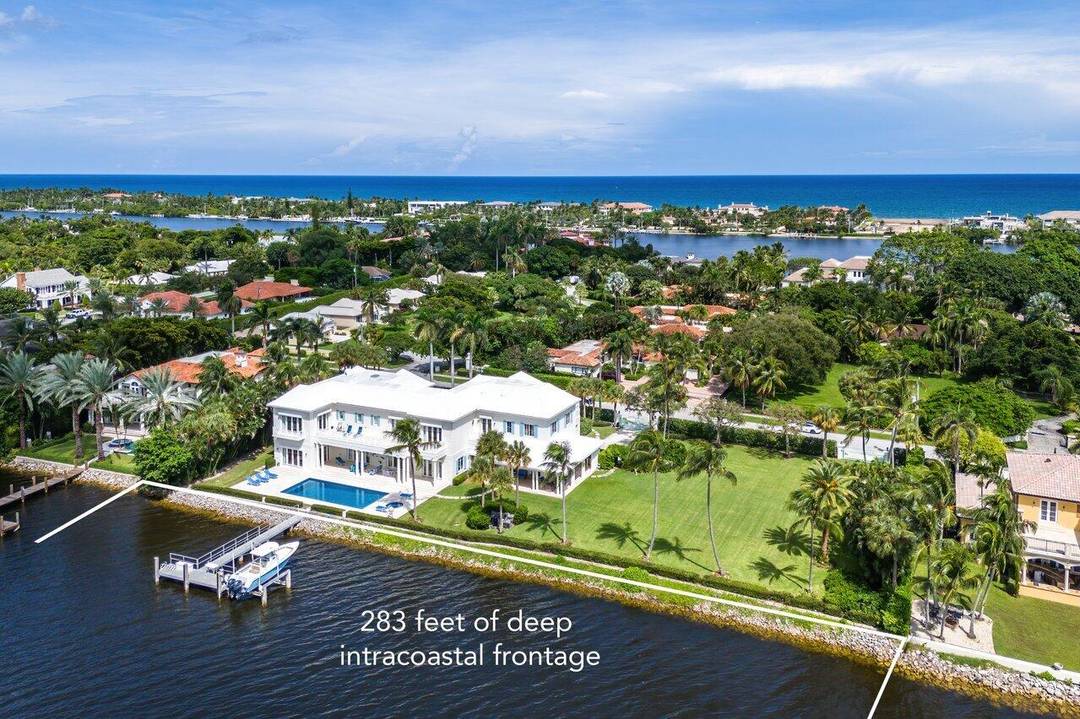 This is an unparalleled opportunity to own one of the largest intracoastal waterfront properties available from south palm beach to boca raton.