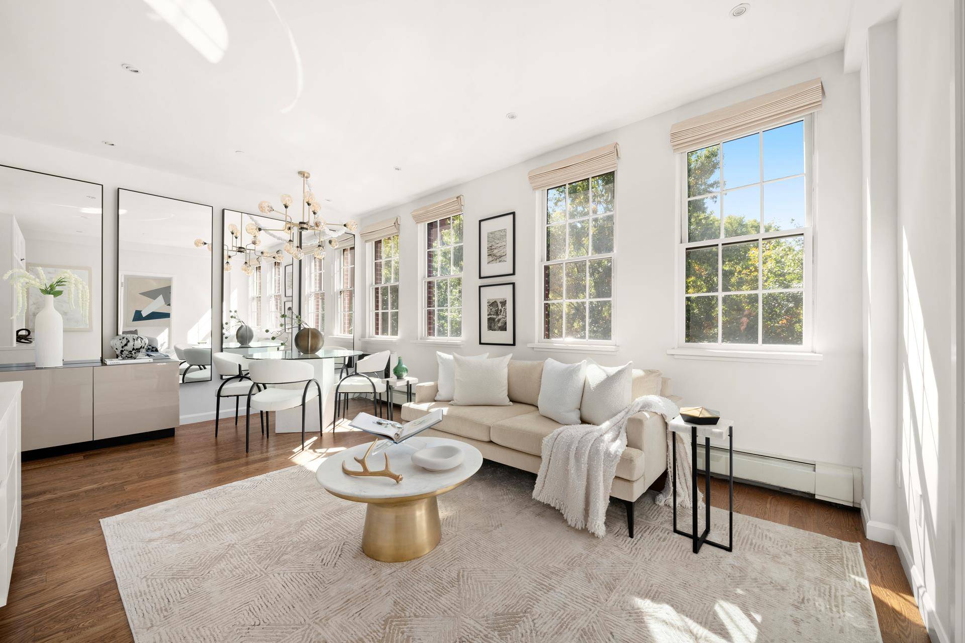 A stunning 5 room East Village Condominium home with prewar charm, modern functionality and low carrying charges of only 873 2 Bedrooms, 2 full bathrooms and a windowed home office.