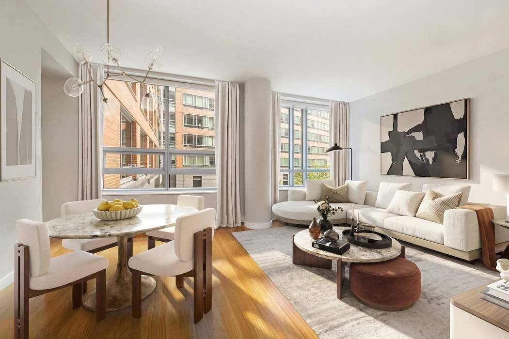 Discover your own quiet oasis in the heart of North Battery Park City.