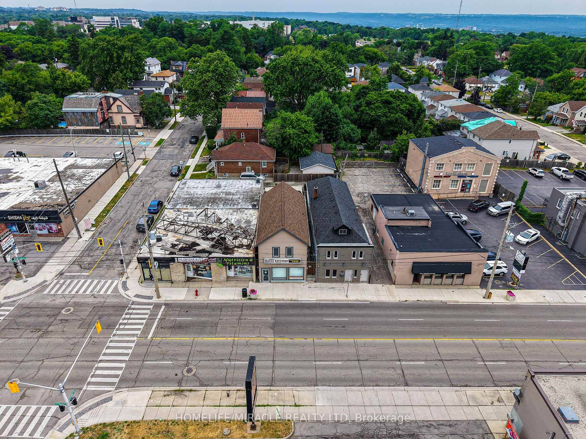 Rare live work opportunity in a fully rebuilt mixed use building on high traffic Upper James Street.