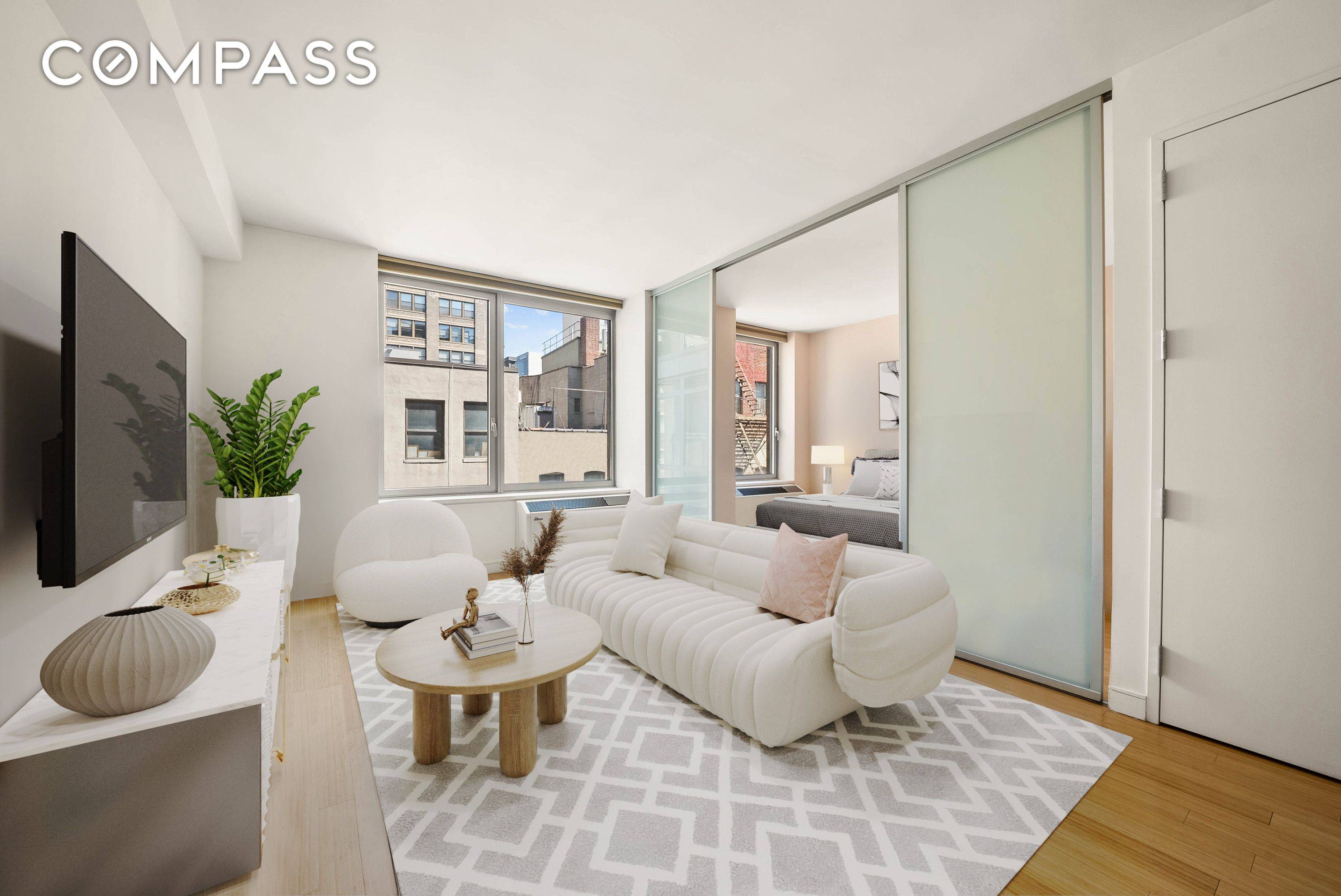 Discover a sanctuary of modern luxury at 303 E 33rd St, a beautifully renovated condominium perfectly positioned in the vibrant heart of Kips Bay.