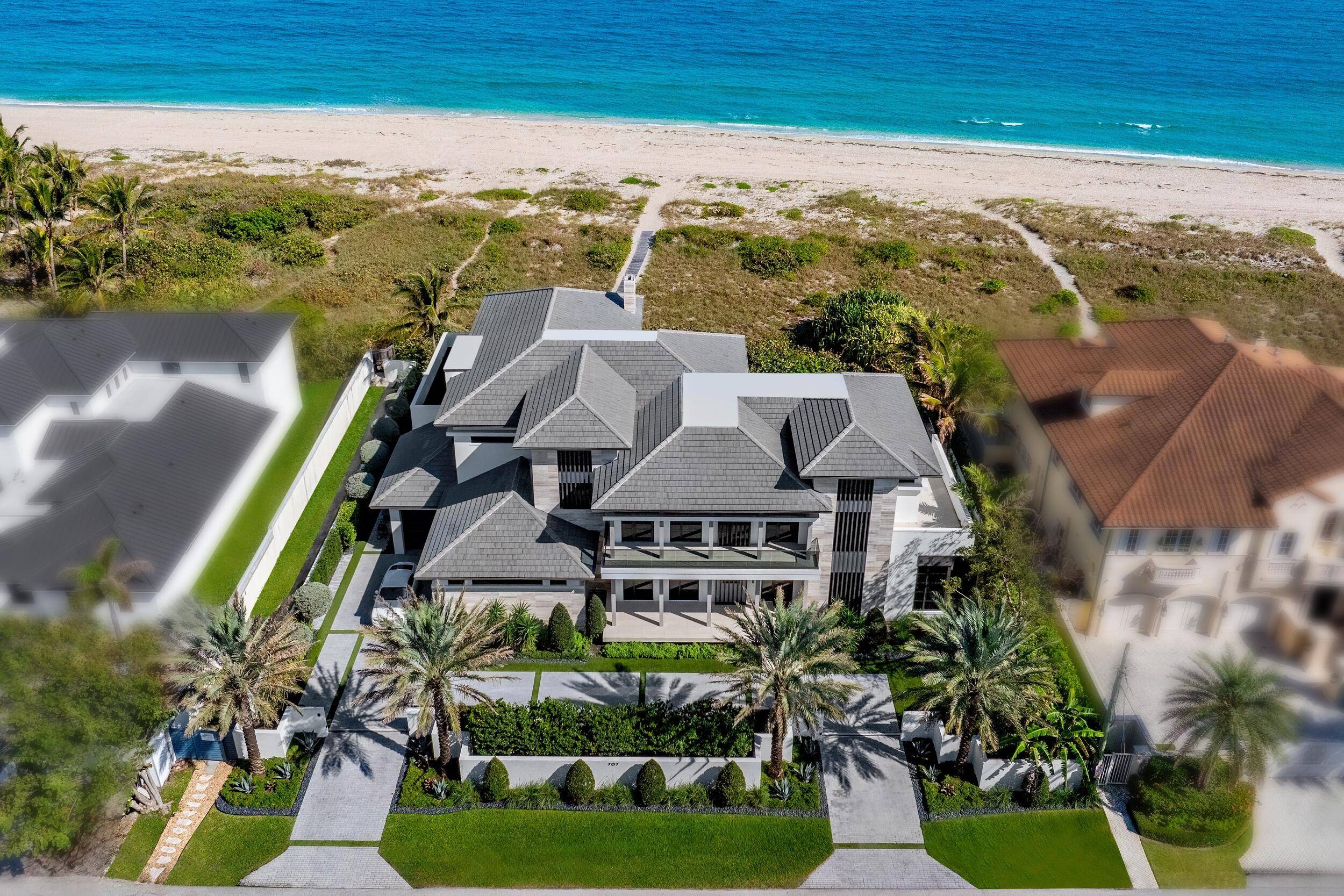 Welcome to The Oceancrest Manor, an ultra luxury Delray beachfront masterpiece where contemporary design meets unparalleled elegance.