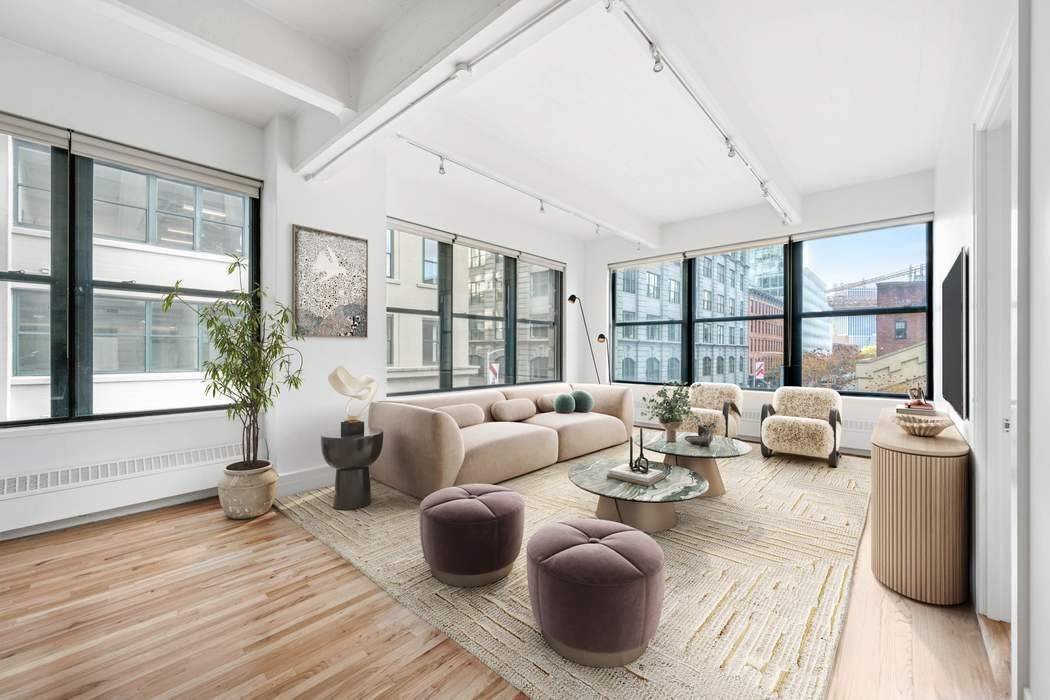 Experience true DUMBO loft living at 1 Main Street, 2J.