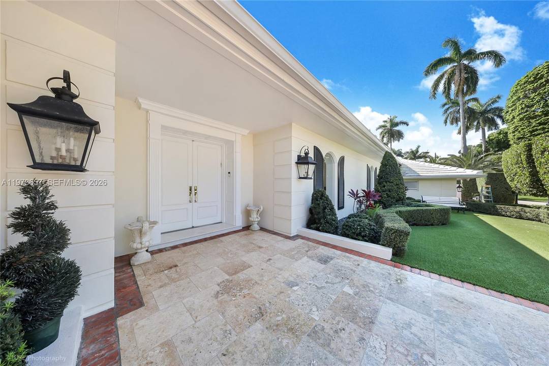 Highly Desired Gated La Gorce Island, located in Miami Beach, Known for its Security and Manicured Landscaping.