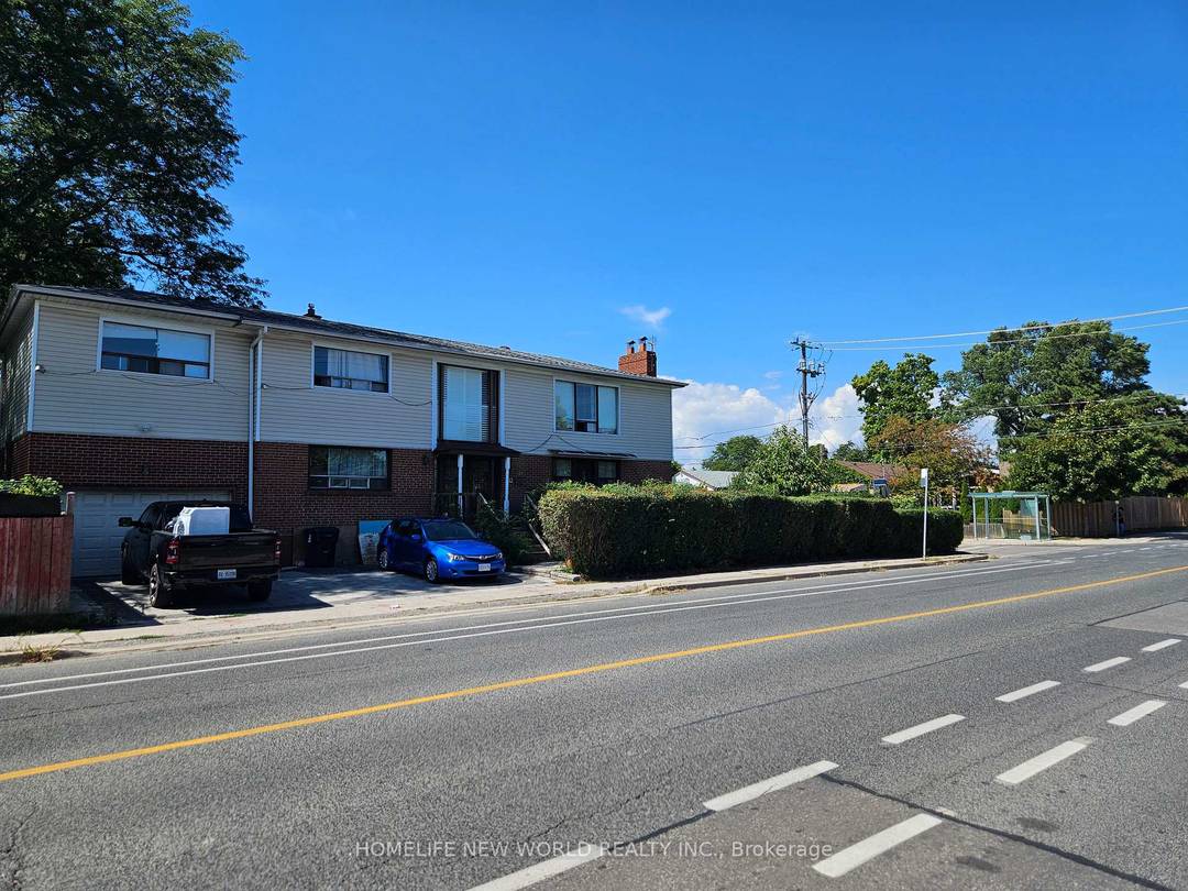 Bright and spacious detached home Main Floor with modern renovations in desirable Bathurst Manor, including a bathroom and windows, Open concept Living Dining and Kitchen with Newer S S Appliances.