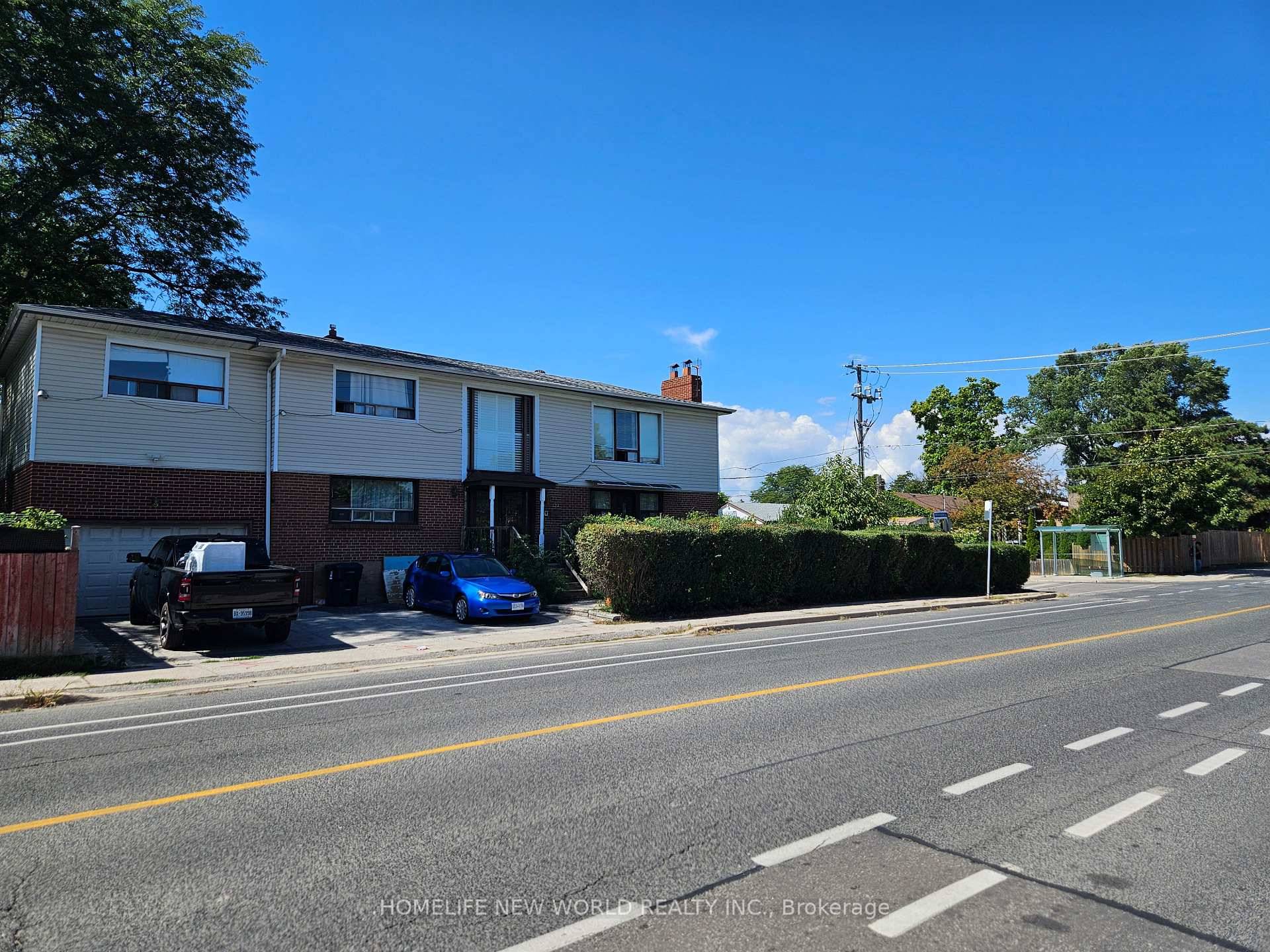 Bright and spacious detached home Main Floor with modern renovations in desirable Bathurst Manor, including a bathroom and windows, Open concept Living Dining and Kitchen with Newer S S Appliances.