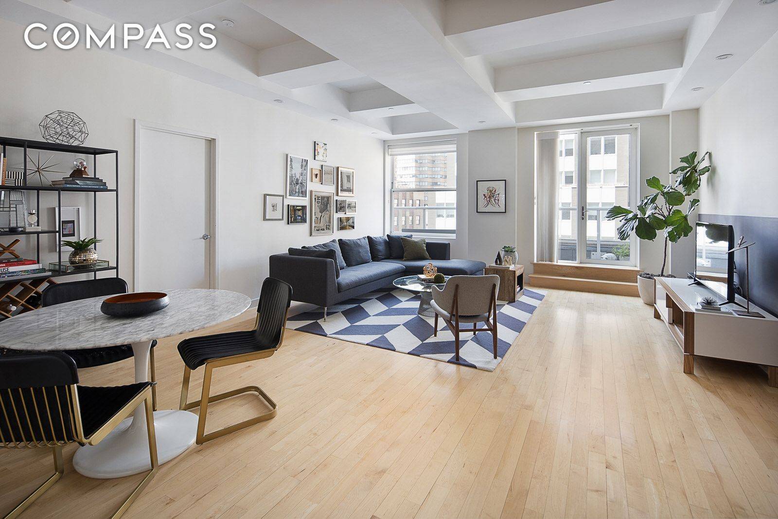 THE APARTMENT Apartment 2416 is a stunning 1, 476 square foot loft at 15 Broad Street, celebrated for its highly sought after layout that perfectly blends style, comfort and functionality.