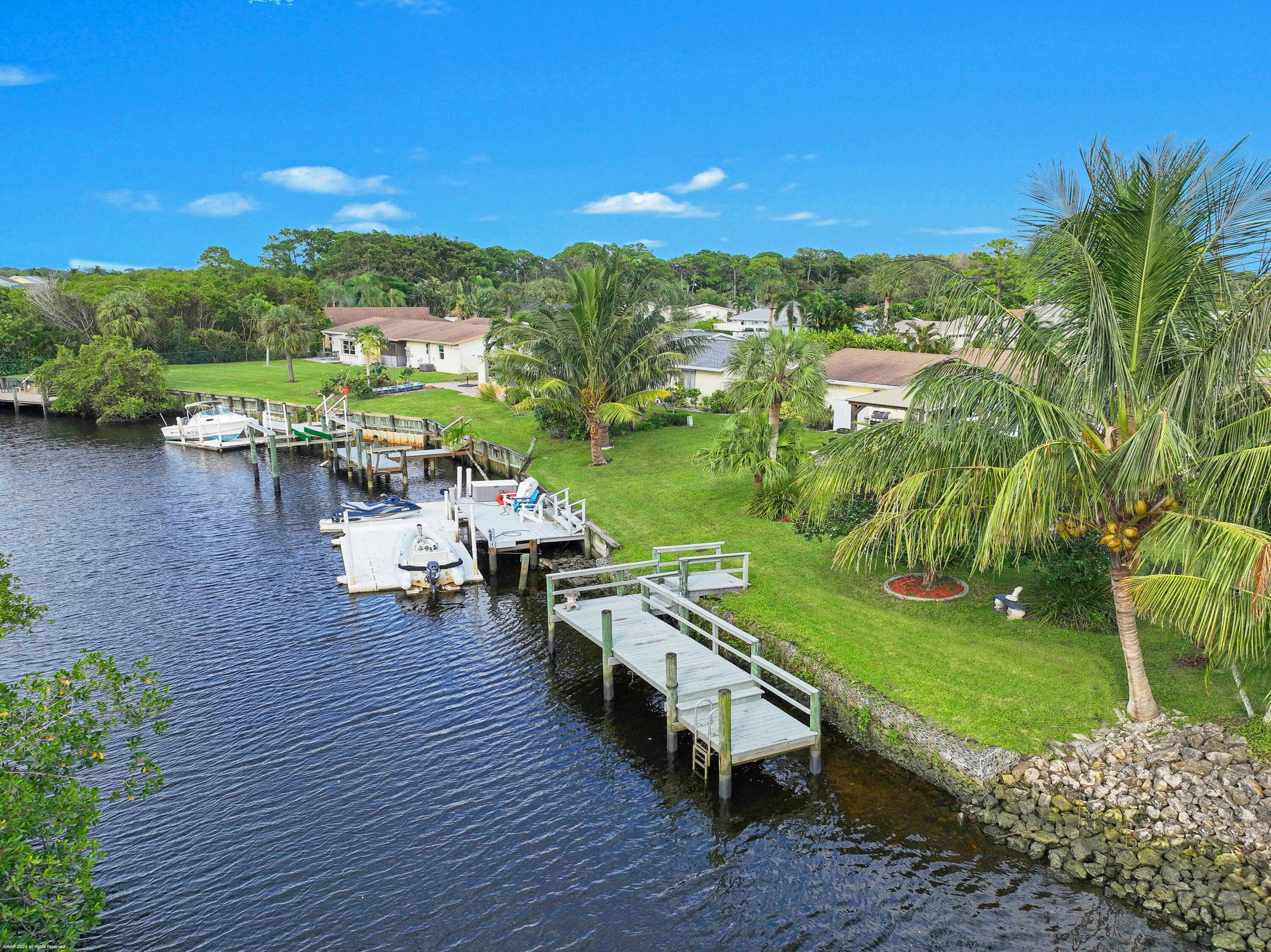 An exceptional opportunity to own the lowest priced waterfront residence with ocean access in Jupiter.