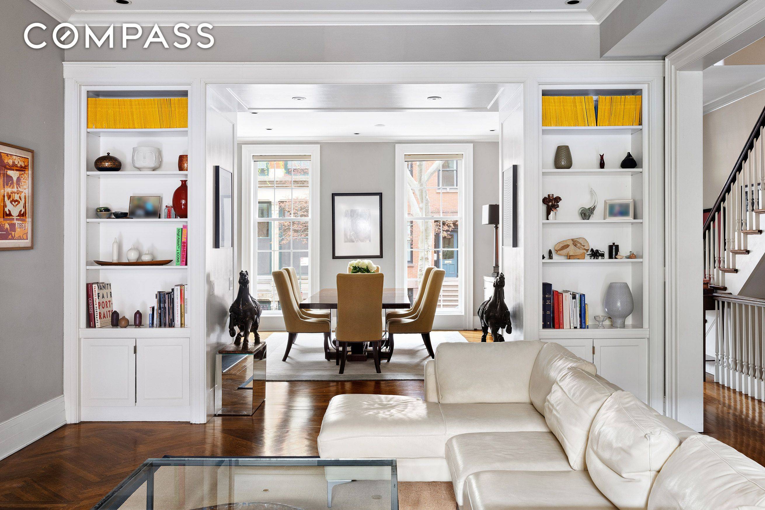 A contemporary behemoth hidden behind a stately, 19th century Greek Revival facade, 126 Pacific Street presents the pinnacle of Brooklyn townhouse living.