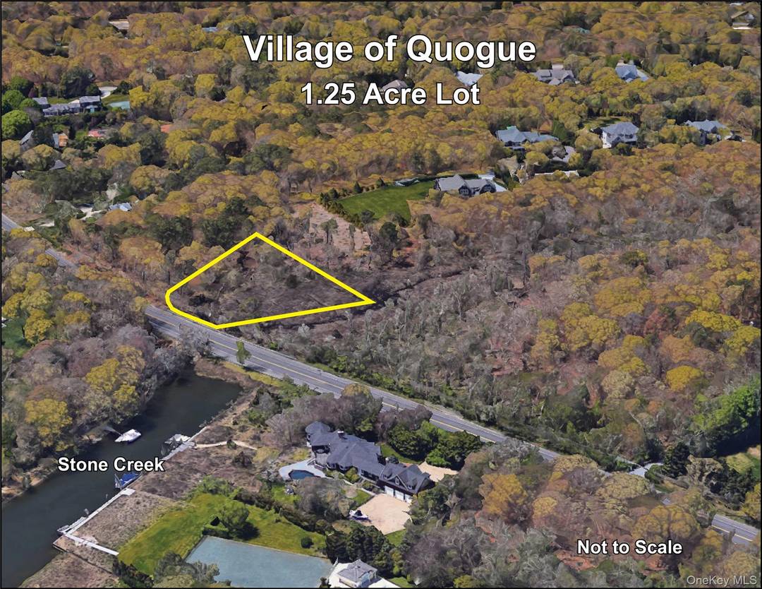 Village of Quogue 1. 25 acre lot for sale.