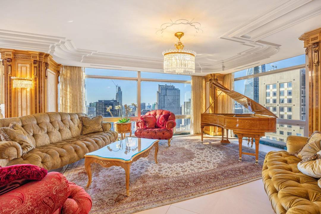 Magnificent 63rd Floor Gem in Trump Tower on Fifth Avenue Perched high above the city on the 63rd floor, this extraordinary three bedroom, three and a half bathroom residence is ...