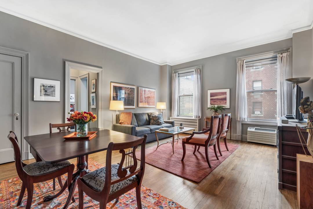 Apartment 9H at 246 West End Avenue is a jewel box apartment.