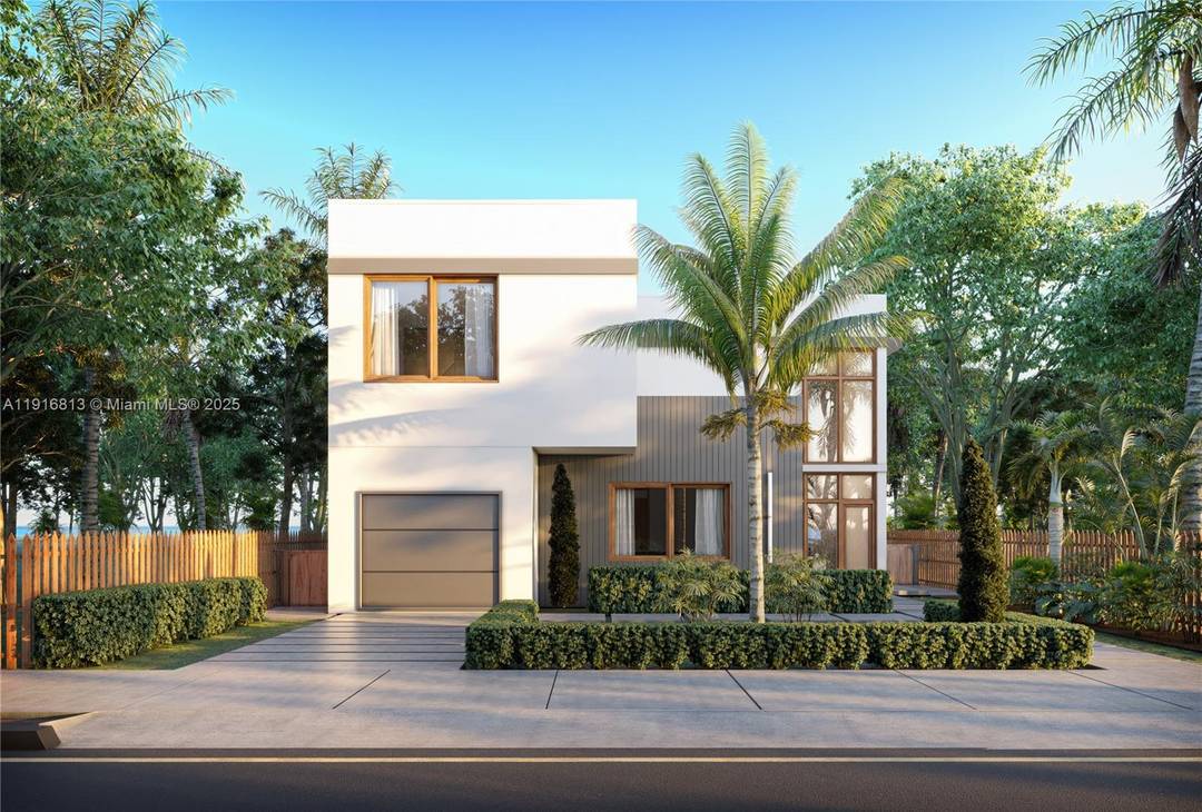 Exclusive New Construction Two story single family home showcasing refined modern living in the heart of Miami.