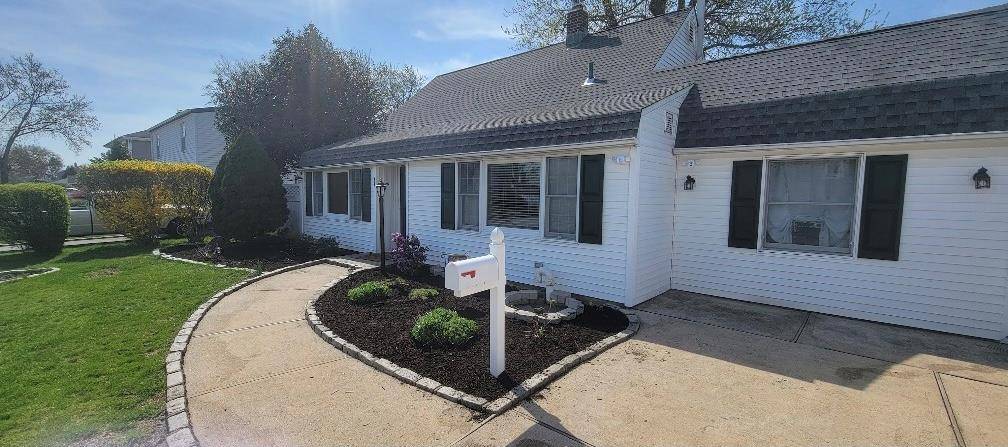 Don t miss this fully updated 4 bedroom, 1 bath expanded Cape in Levittown with 1, 505 square feet of living space !