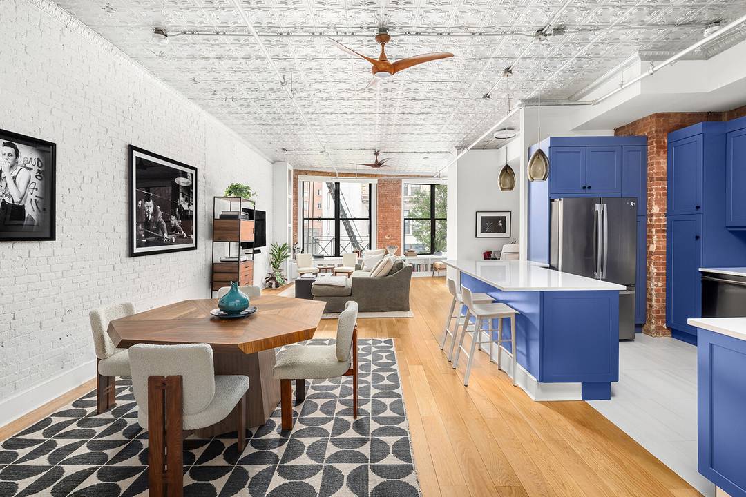 GUT RENOVATED SOHO LOFT complete with original pre war details throughout !