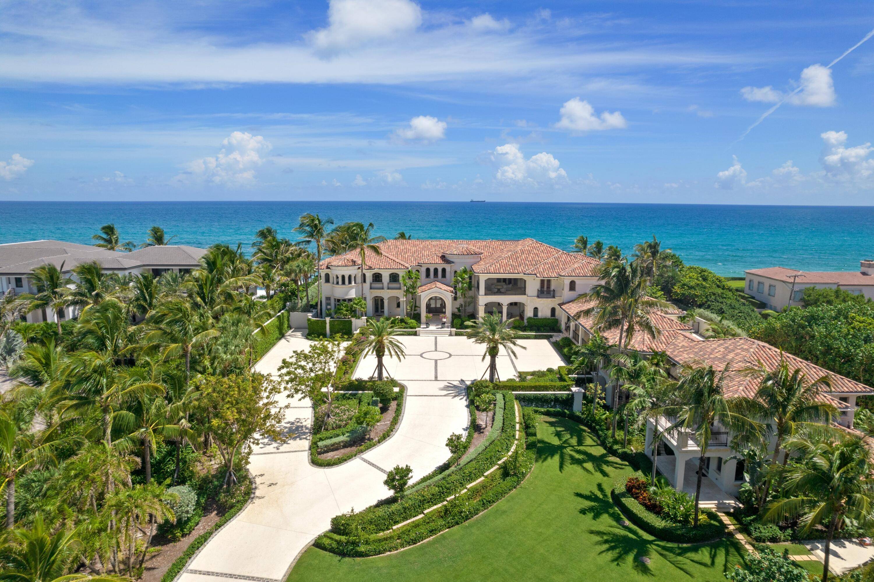 Welcome to 1040 S O Ocean Blvd, an exquisite ocean to intracoastal compound along a coveted stretch of beach in the exclusive enclave of Manalapan, FL.