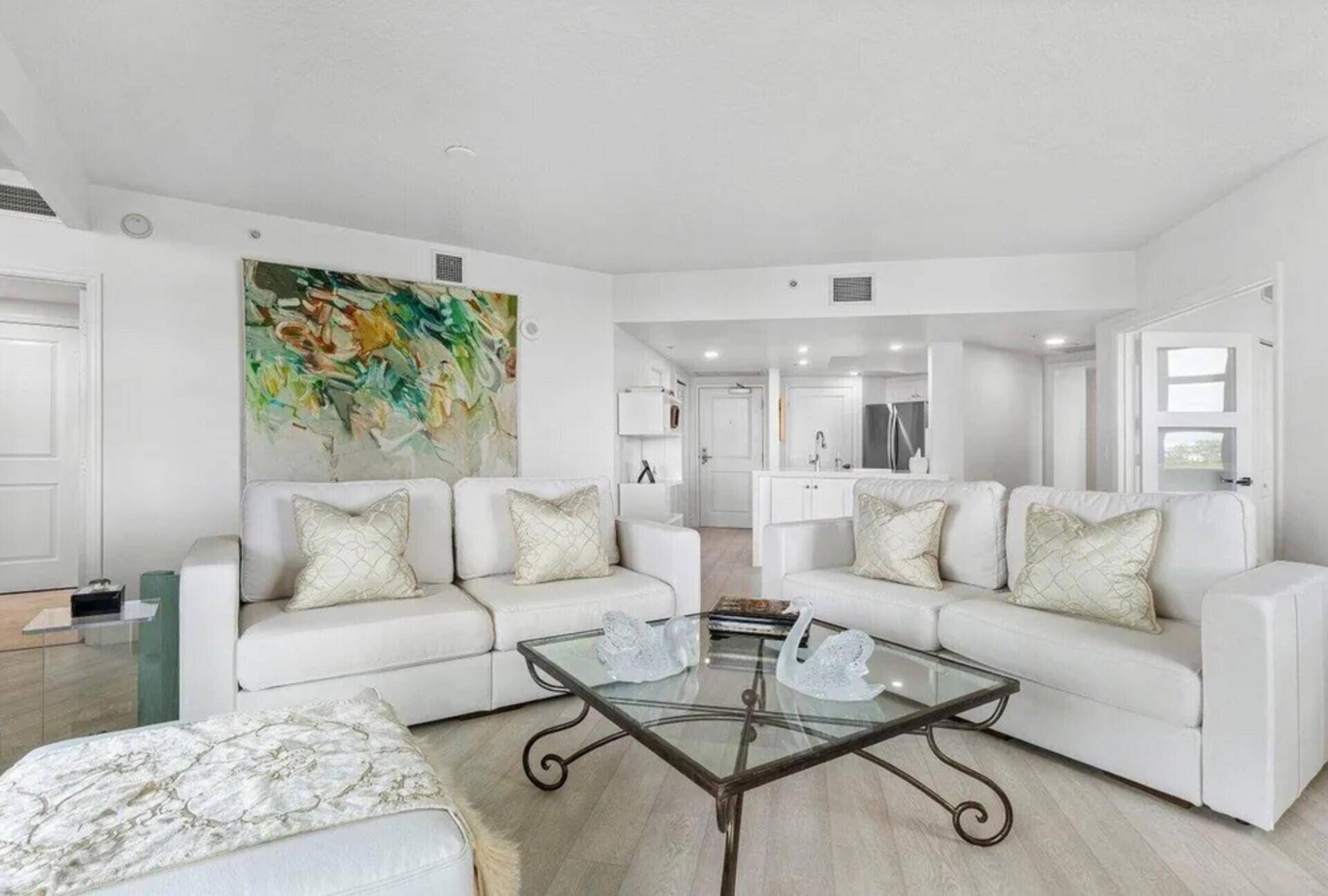 Fully renovated luxury corner unit in the heart of City Place downtown West Palm Beach The Metropolitan.