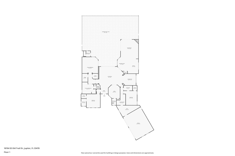 Stunning 4BR, 5BA CBS estate home on nearly one acre of beautifully landscaped, private grounds in the prestigious gated community of Ranch Colony in Jupiter.