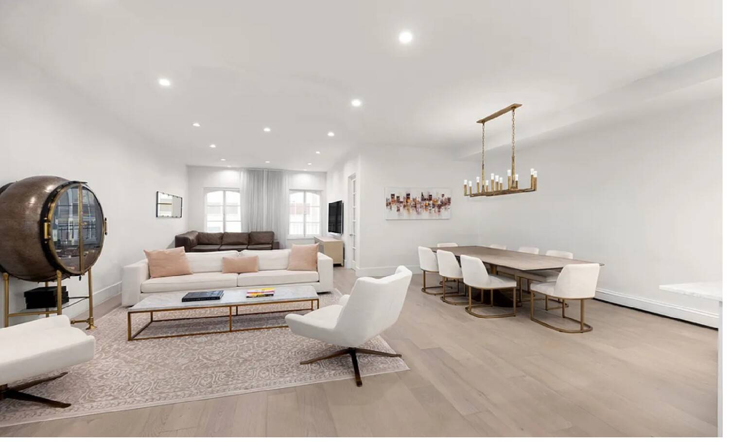 Welcome home to this full floor designer loft in the heart of Tribeca.