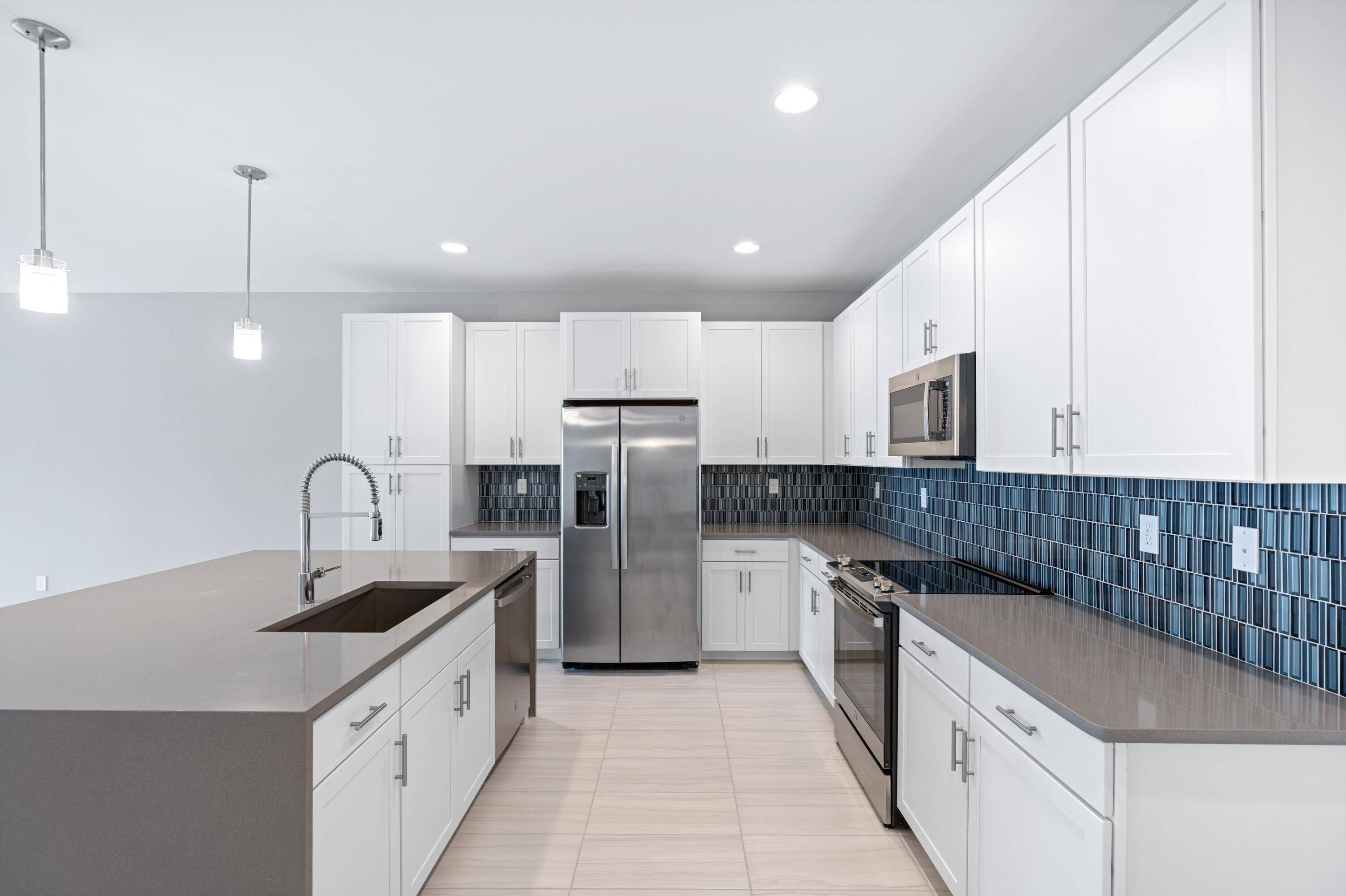 Modern, spacious with an open floor plan, 3 bedrooms, 3.