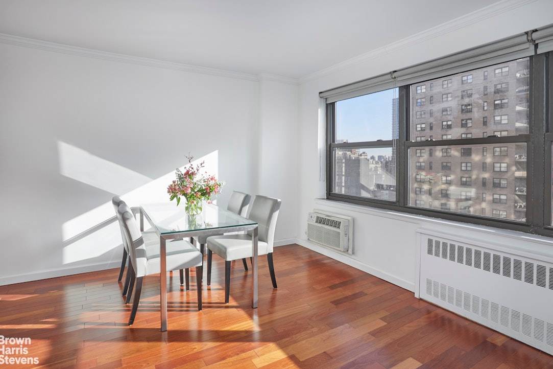 Sunny Lincoln Towers Studio in Pristine Renovated Condition Apt 19J is a sun filled cheerful alcove studio in pristine renovated condition.