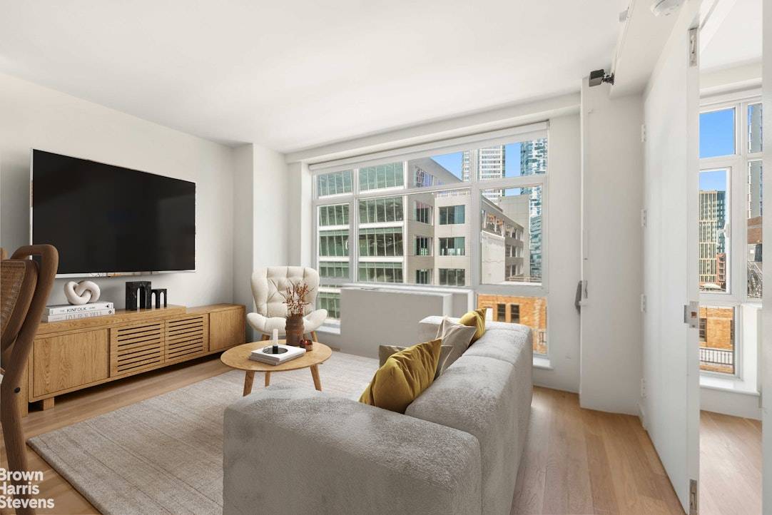 Spectacular high floor turn key one bedroom in convenient and central Downtown Brooklyn location !