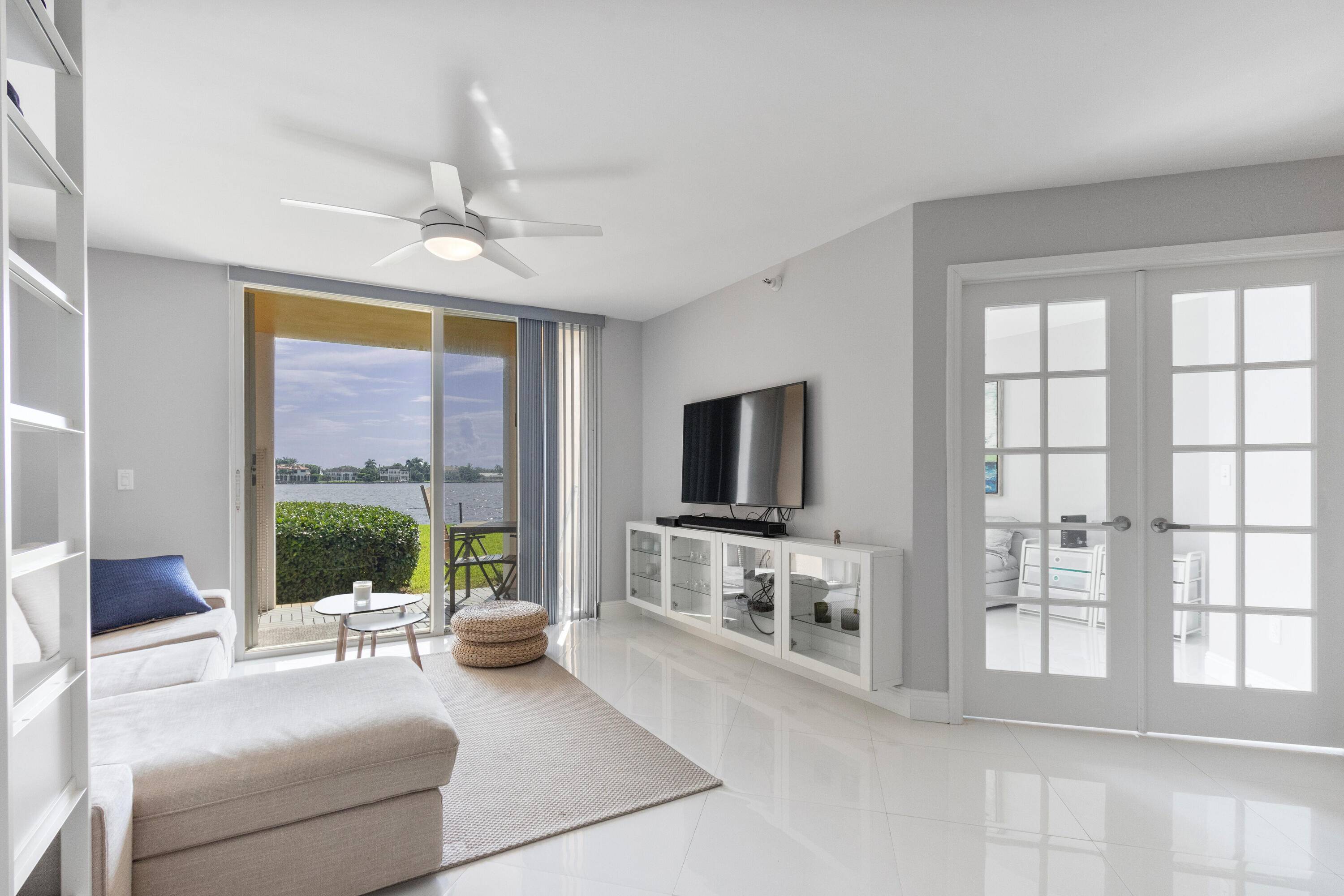 Amazing water views ! Direct Intracoastal, first floor, fully renovated, corner unit.