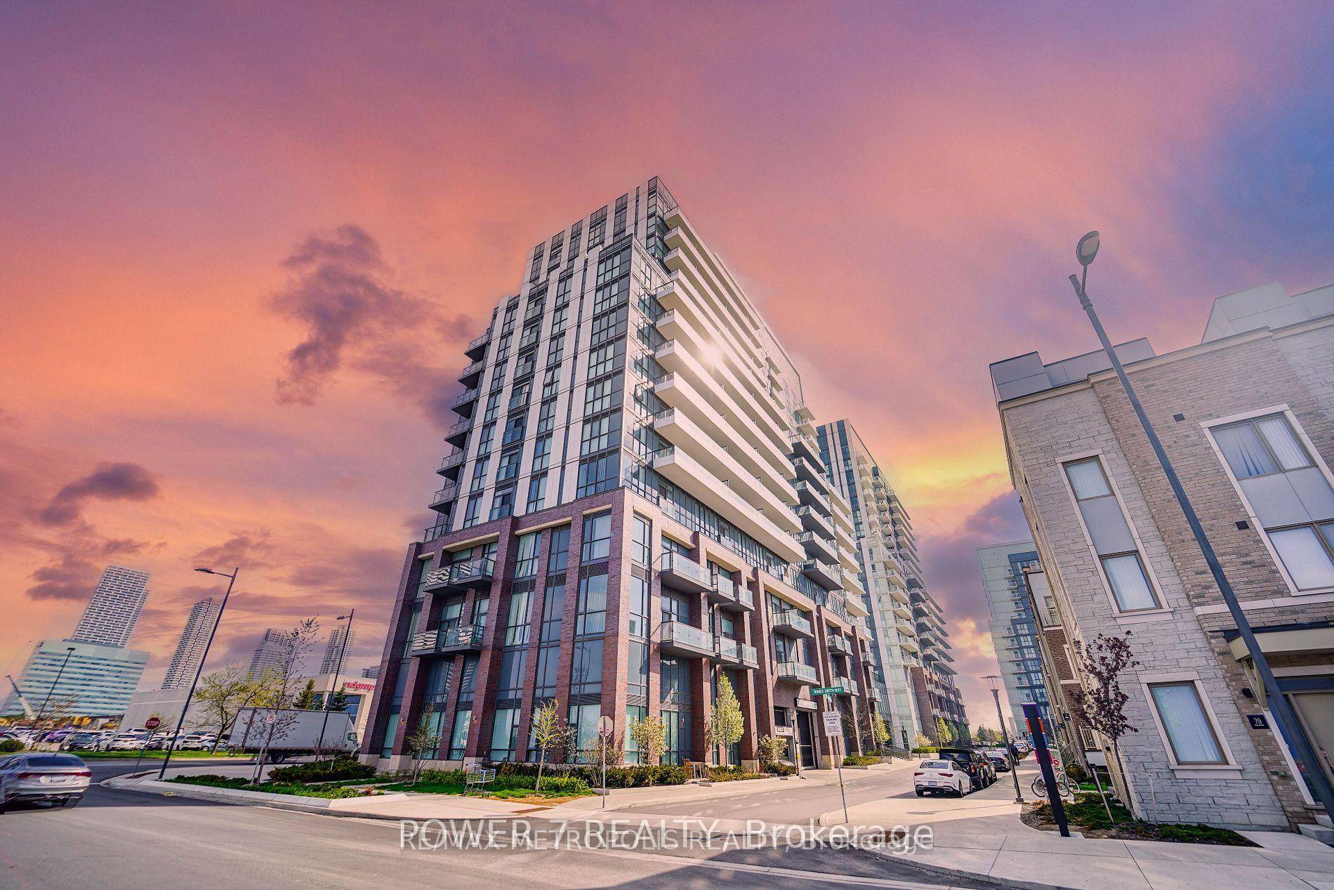 Welcome to Luxurious 2 Bedroom 1 Bathroom Unit In Mobilio Condos on the 18th Floor by Menkes.