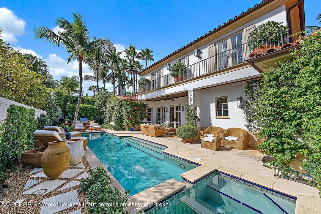 Dreamy Mediterranean style residence with easy ocean access amp ; Lake Trail access at the east amp ; west ends of the street.