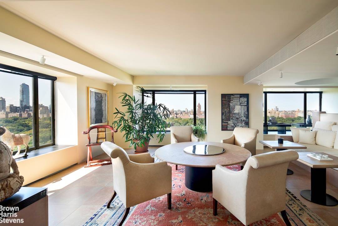 A Trophy Duplex Above Central Park Perched high above Central Park in the prestigious 980 Fifth Avenue cooperative, this rare 10 room duplex showcases sweeping views of the Manhattan skyline, ...