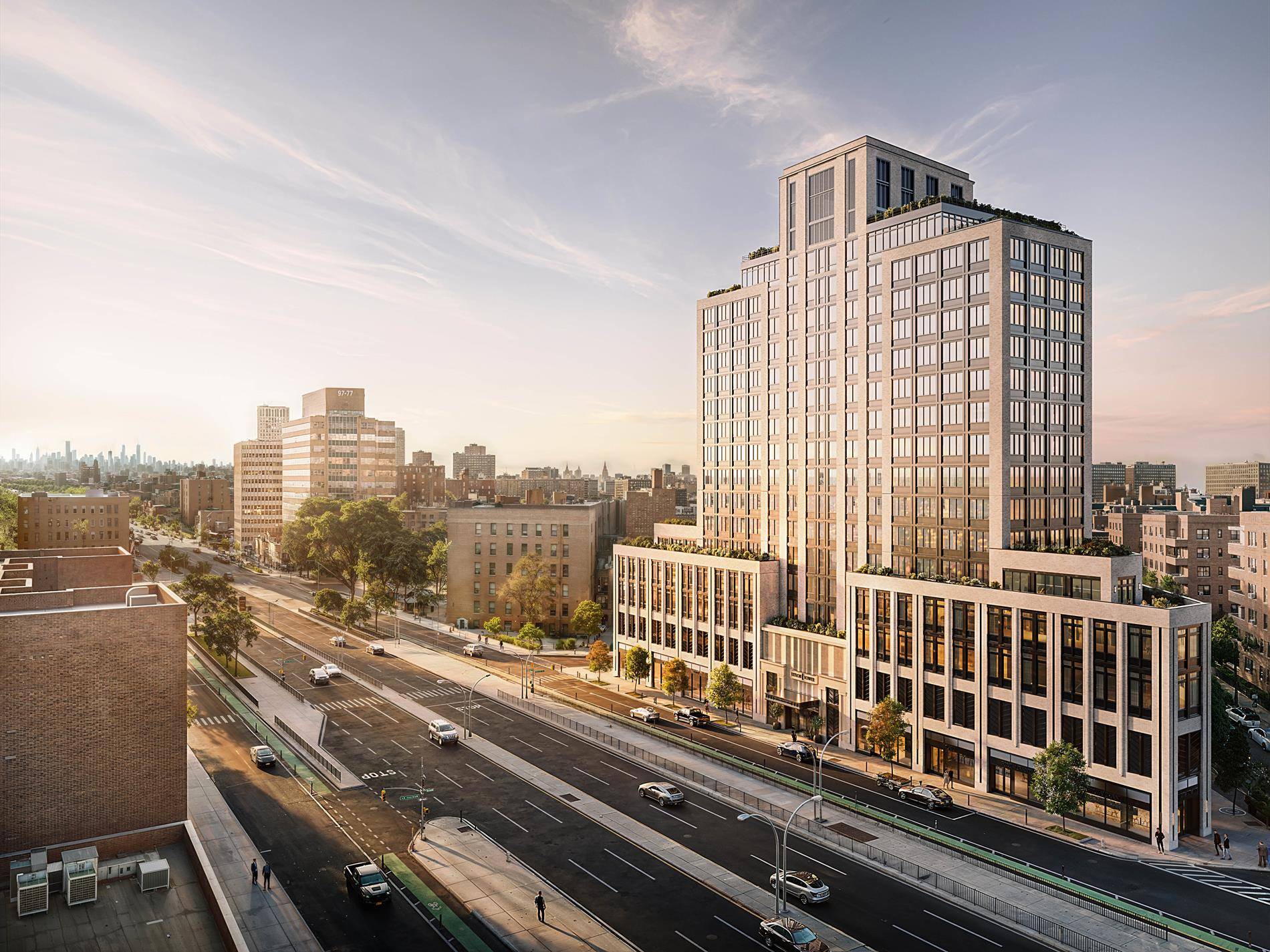 This 16 story 170 unit building is an ode to Queens iconic character, yet is fully contemporary, thoughtfully designed for today.