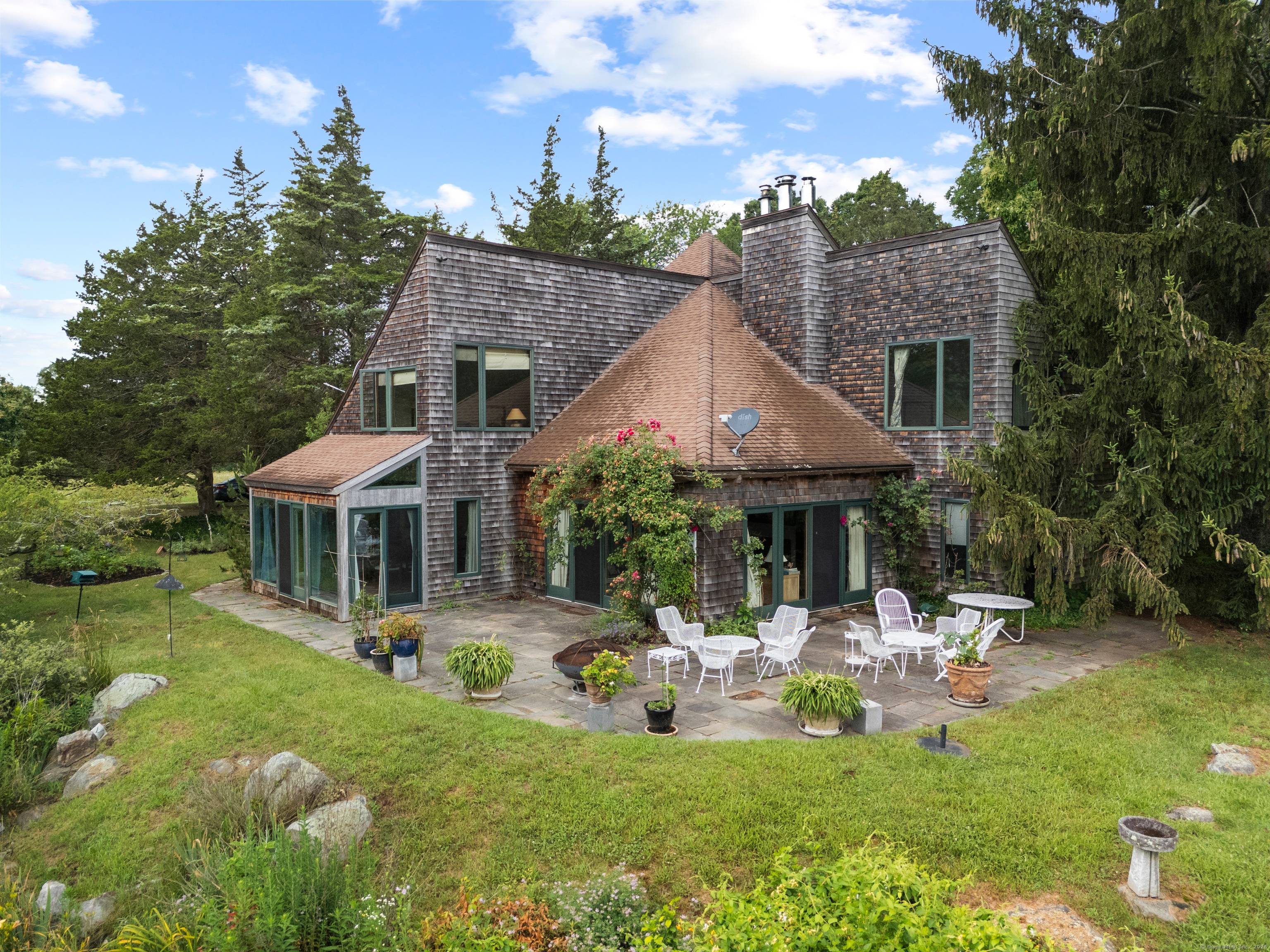 Rarely does such a magnificent 200 acre property located off a very quiet country road in North Stonington come available.