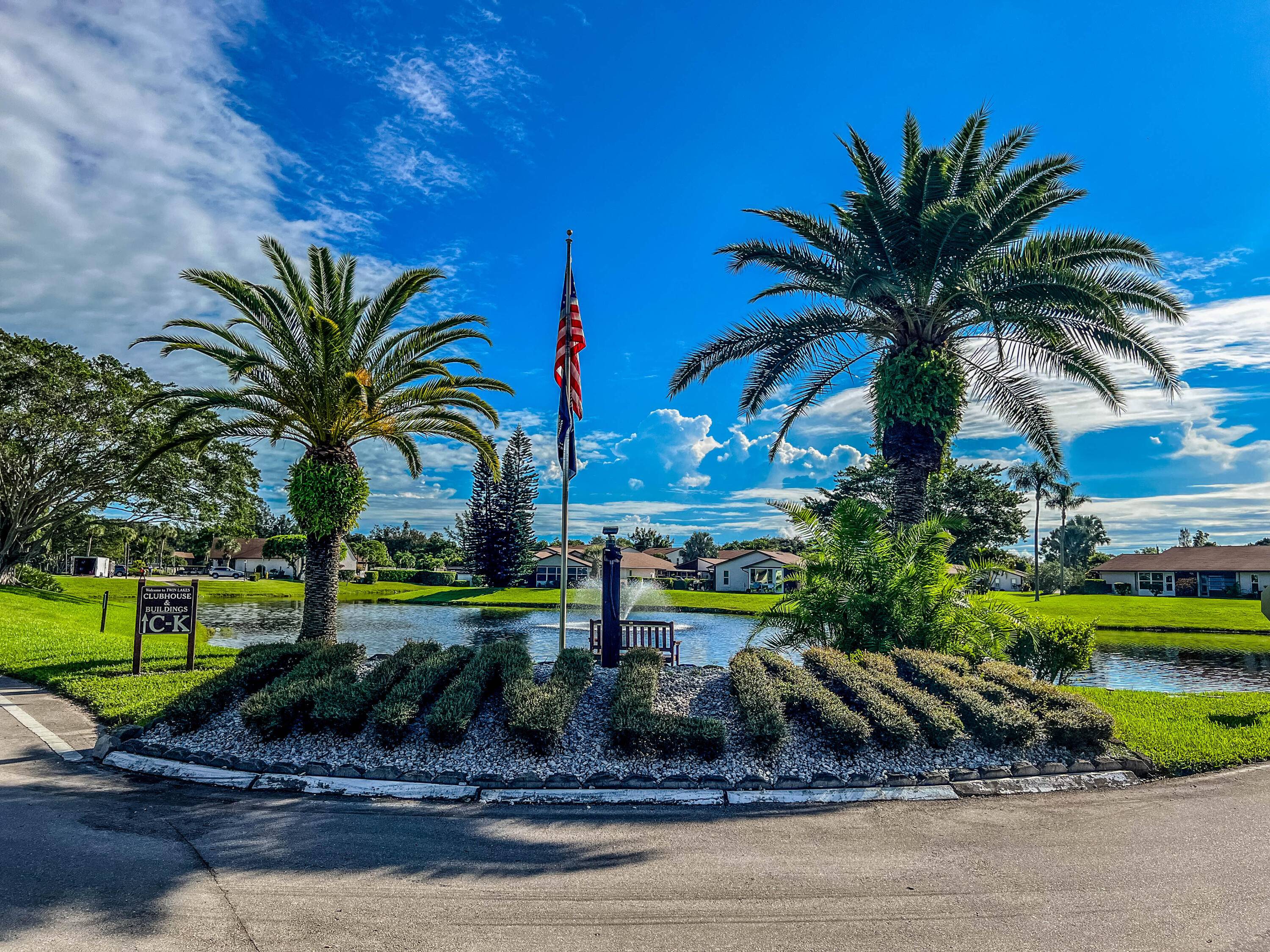 This first floor condo is nestled in this vibrant 55 active community of Twin Lakes South Condominium with abundant amenities and perfectly suited for someone who craves an active lifestyle.