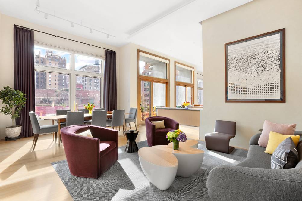Stunning, Modern Living. This truly one of a kind, sprawling full floor home in MINT condition boasts spectacular 14 foot high ceilings and floor to ceiling windows that span the ...