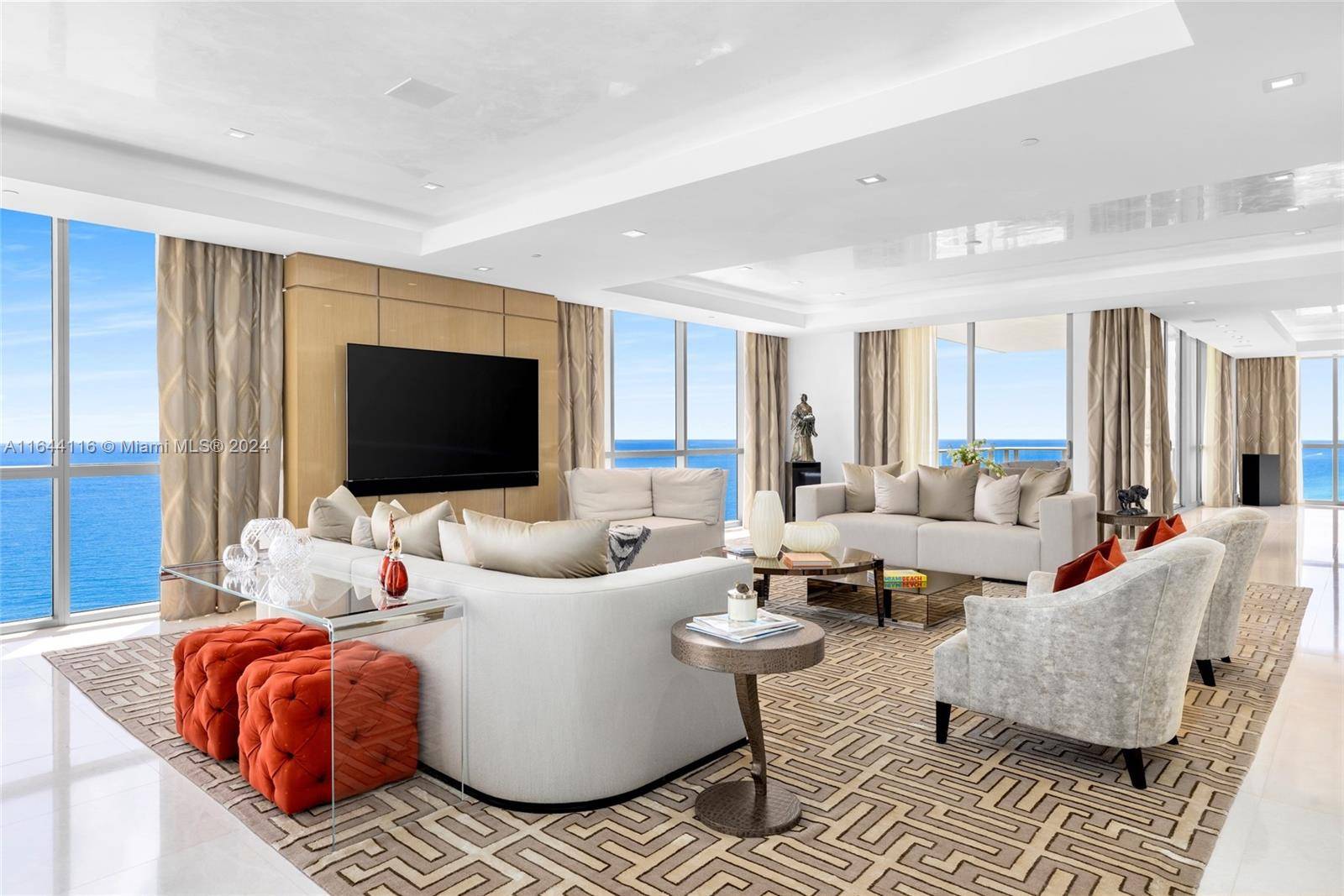 Experience unparalleled luxury in this full floor Tower Suite at the exclusive Mansions at Acqualina.