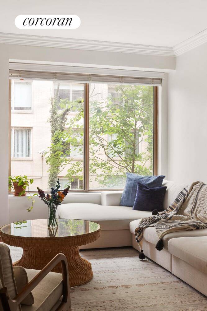 Step into this serenely quiet, south facing oasis in the heart of the Upper East Side.