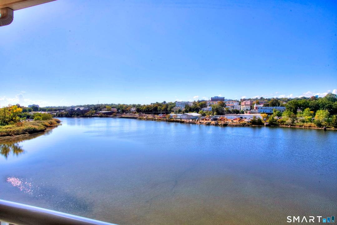 Riverfront living at The Landings, an award winning mid rise condominium overlooking the Norwalk River.