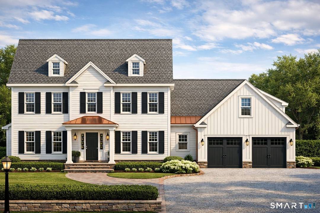 Traditional New England Colonial style meets high efficiency, elevated luxurious, and BRAND NEW !