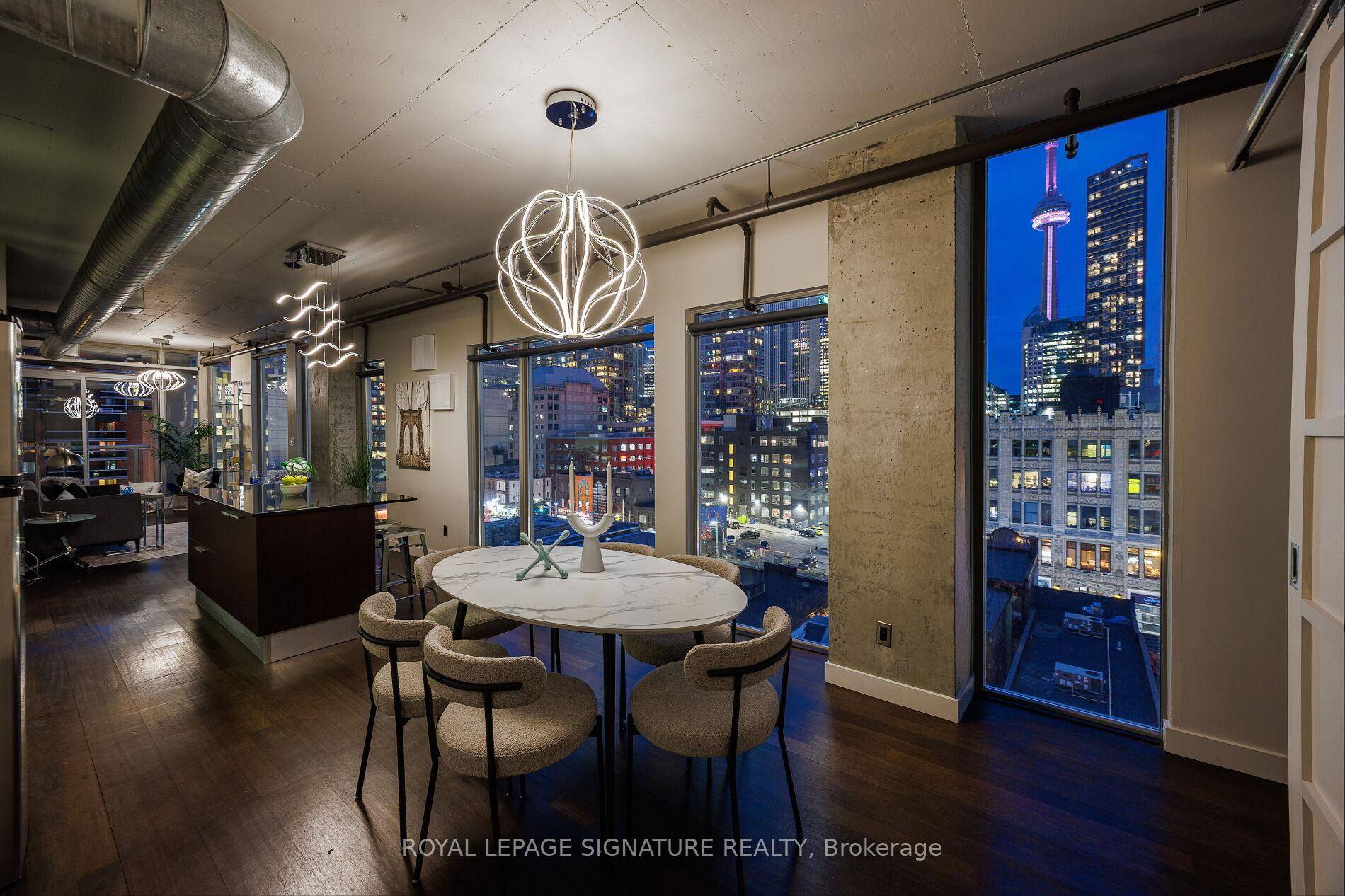 Elevate your everyday in this jaw dropping 2 bedroom, 2 bathroom designer loft at One Six Nine Lofts where luxury meets art in the heart of downtown Toronto.