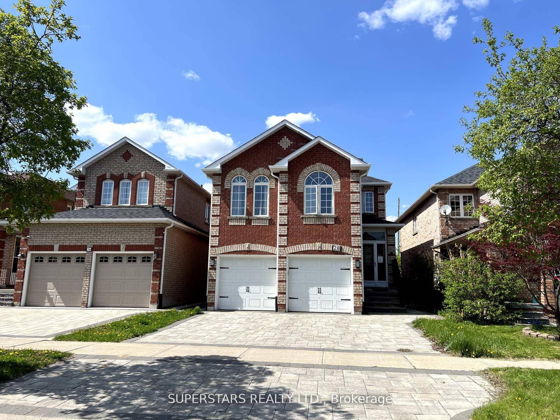 A bright interior with 9' ceilings and hardwood floors throughout.