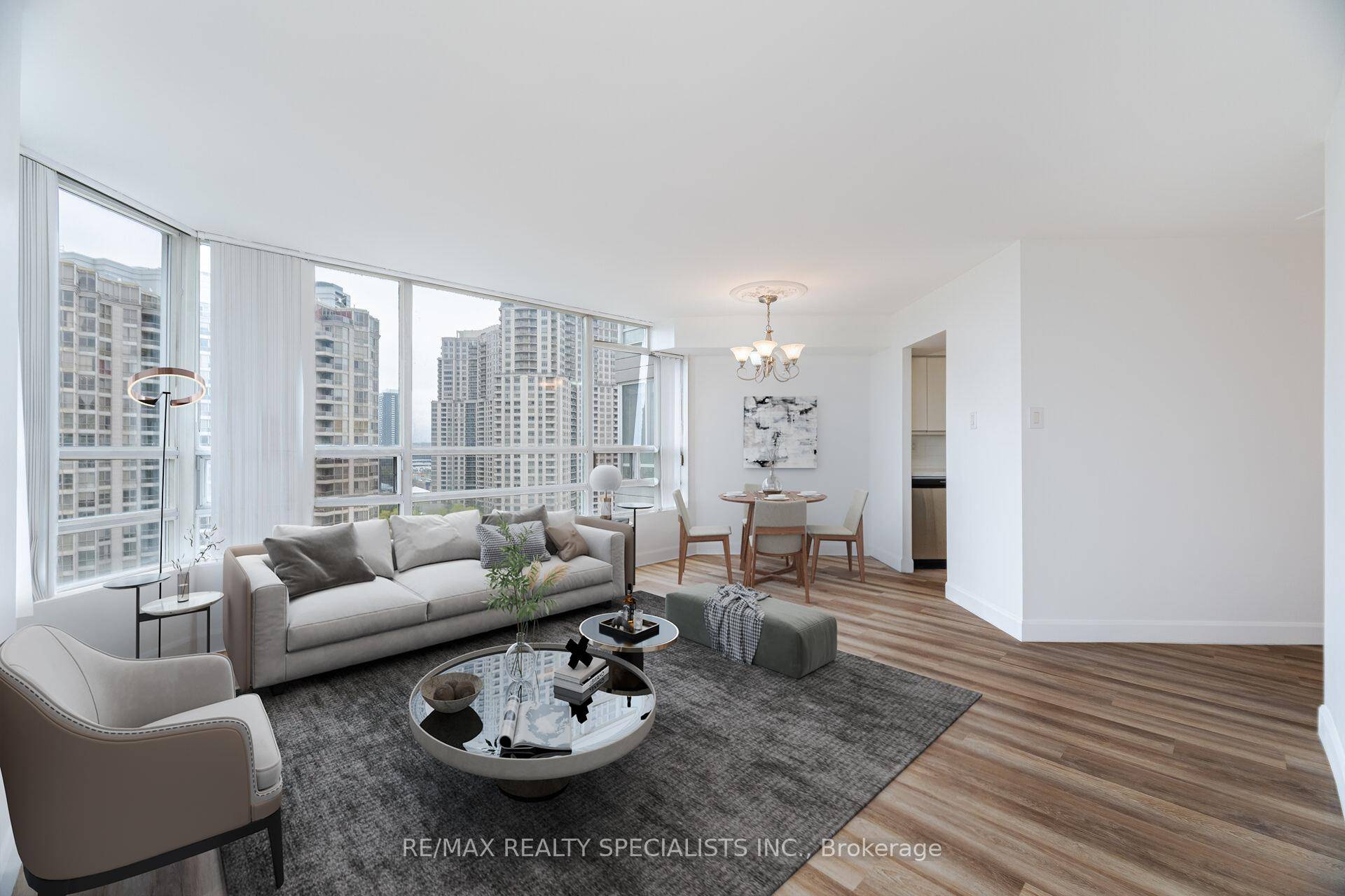 Welcome to this southwest facing corner unit, offering an abundance of natural light and city views through expansive windows.
