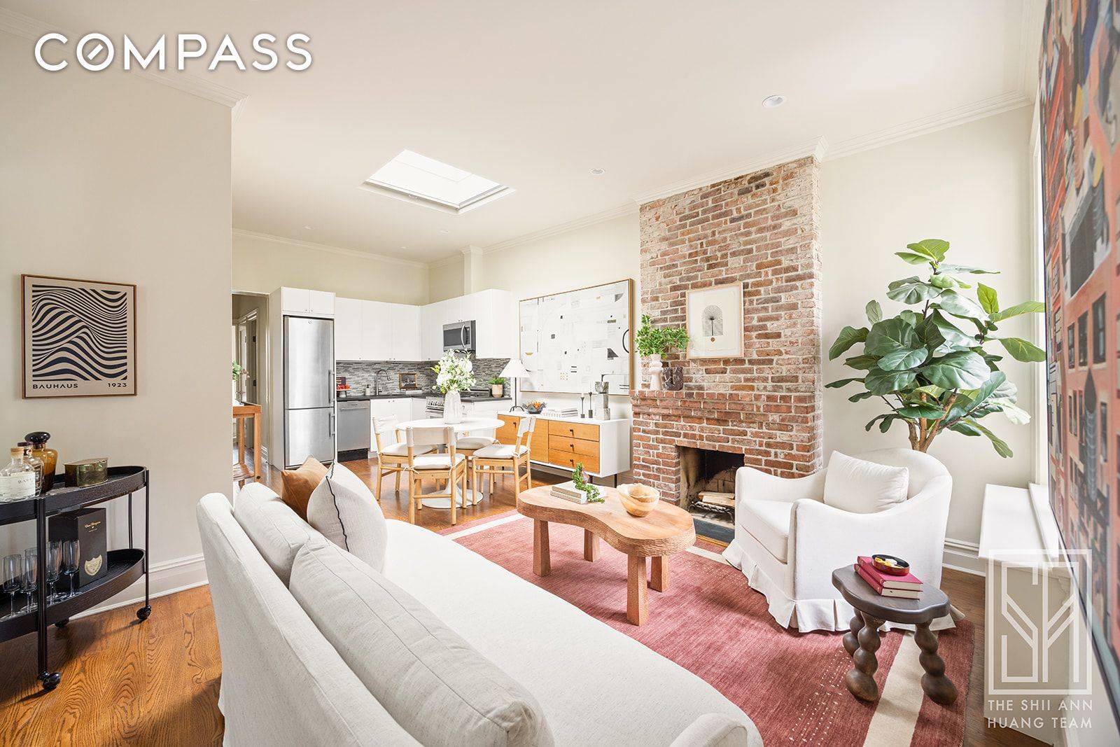 Welcome home to this rare pre war 2 bed 2 bath condo with a wood burning fireplace in prime Park Slope !