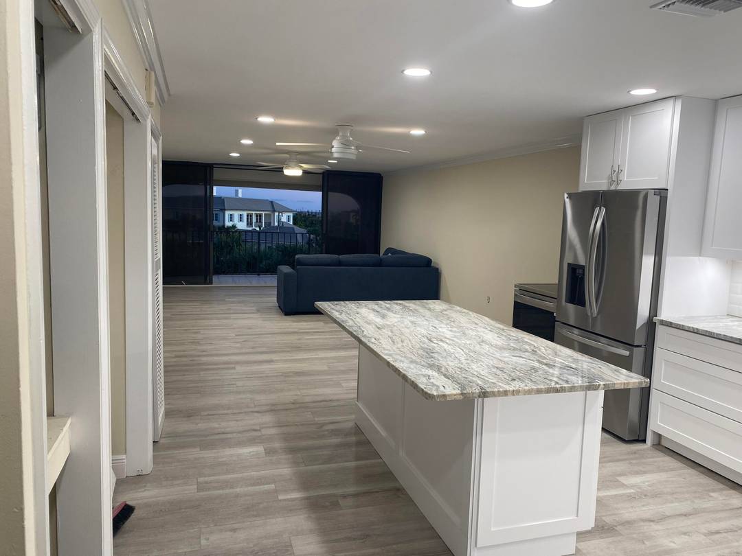 Just renovated furnished 2 Bed 2 Bath Ocean Front View 1, 300 sq ft condo in exclusive Indian River Shores with Garage, Tennis Pickle Ball, Heated Pool, Community room, Shaker ...