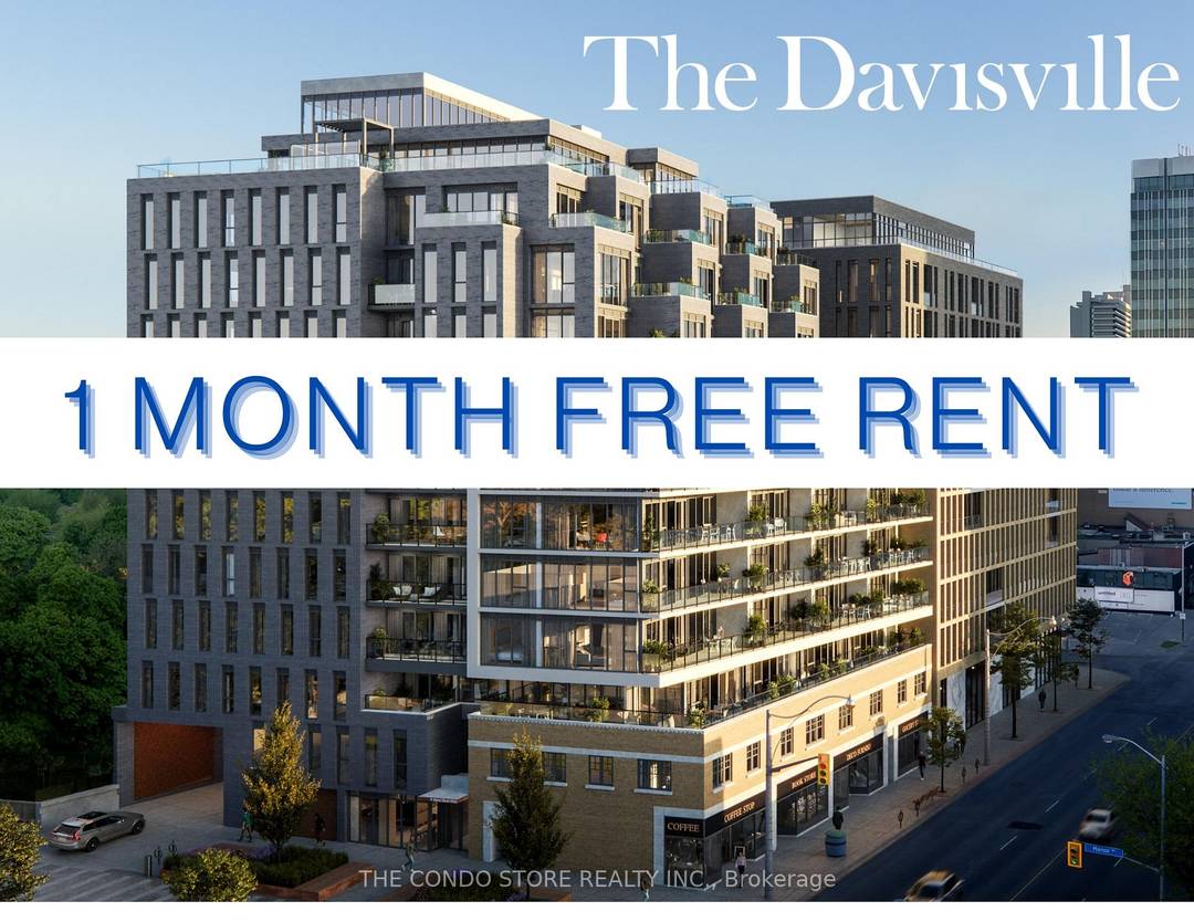 The Luxurious Davisville Units are available.