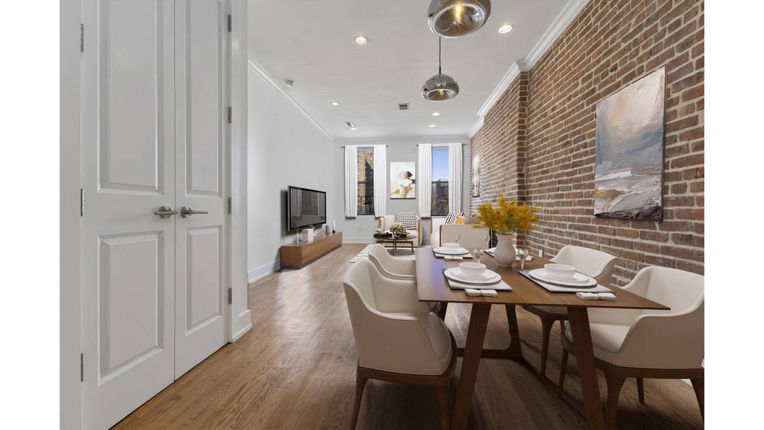 Experience luxurious penthouse living in an elegant boutique brownstone at 506 East 119th Street.