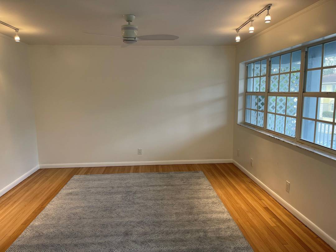 In town, at 234 Oleander, Residence 5, an updated and well maintained two bedroom, one bath apartment in an exceptionally convenient Palm Beach location.