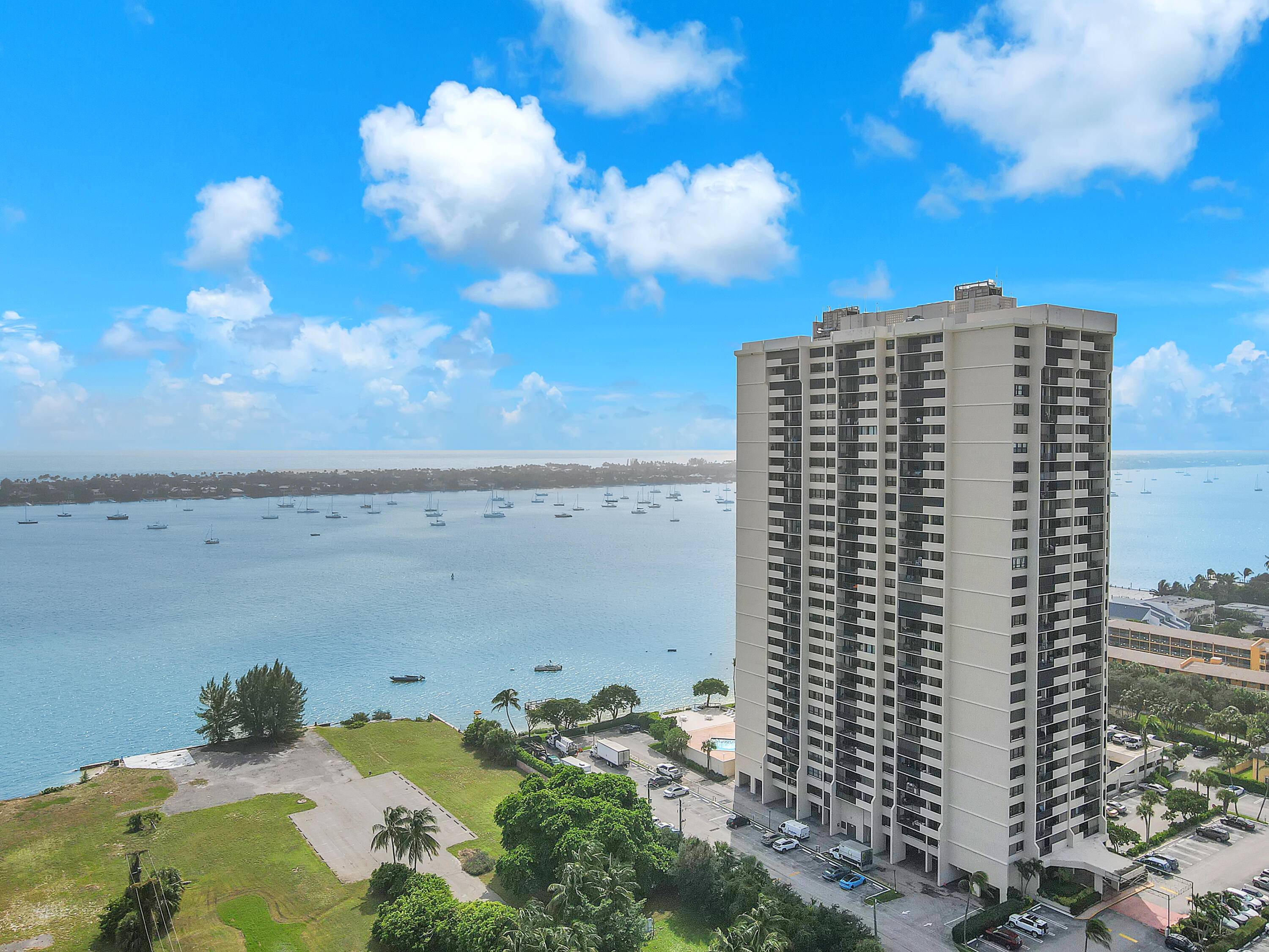 Indulge in the allure of this captivating 2 bed, 2 bath home offering a stunning water view fully updated interior with designer finishes.
